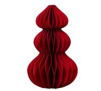 Gdfnmogo Spring Festival Folding Tree Decoration with Origami Base for Home Decor, Crafted from Thick Cardboard in Classic Red Color, Easy Asse(B)