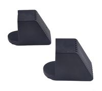 Gdfnmogo Square End Cap for Fitness Equipment - 2 Pack Black Plastic Foot Cover Protectors - 30x30mm 40x40mm 50x50mm Compatible with Gym Machine P(30 * 30MM)