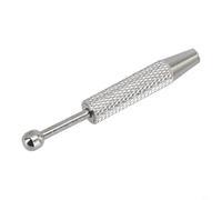Gdfnmogo Stainless Steel 4-Jaw Grabber Tool with Knurled Handle Precision Prong Picker for Gems Beads IC Chips Small Screws Model Making and Jewelry Repair,