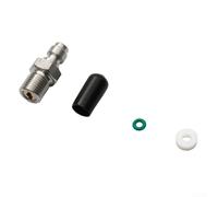 Gdfnmogo Stainless Steel , 8Mm Male Quick Connect Fill Nipple One-Way Foster Coupling, For HPA/N2 System 300 Bar Rated Replacement Kit, With O-Ring(M10)