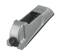 Gdfnmogo Stainless Steel Block Plane File Hand Planer for Woodworking, Metal Body Board Rasp Tool with Non-Slip Grip, Secure Blade Fixing and Thumb Screw(A)
