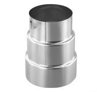 Gdfnmogo Stainless Steel Flue Liner Reducer,Stove Pipe Connector,For Heating Air Conditioning Venting Systems,Various Sizes Available(Ø110mm/Ø90mm)