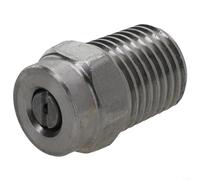 Gdfnmogo Stainless Steel Pressure Washer Nozzle 1/4" Meg Multiple Angles 0° 15° 25° 40° Water Jet Spray Fan-Shape 1.2mm 040 Size 6000 PSI 400 For Garden Hose Pipe(40°)