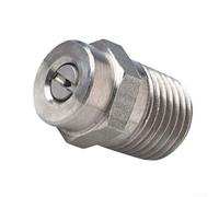 Gdfnmogo Stainless Steel Pressure Washer Nozzle 1/4" Meg Multiple Angles 0° 15° 25° 40° Water Jet Spray Fan-Shape 1.2mm 040 Size 6000 PSI 400 For Garden Hose Pipe(25°)