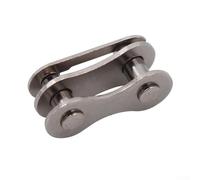 Gdfnmogo Steel Single Speed Chain Buckle Set - 5 Pairs Silver Quick-Release Links for Fixie & Track Bikes, Compatible with 1/8" Chains, Lightweight