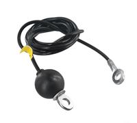 Gdfnmogo Steel Wire Rope Kit 1.4m/1.8m/2m/2.5m/For 3m for Gym Cable Pulley Strength Training, Heavy Duty 5mm Steel, 100kg Load Capacity, Gravity Ball Anti-Shake Design(2M)