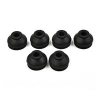 Gdfnmogo Steering Rack Boot Cover - Universal-Rubber Tie Rod End Boot for Front Suspension & Vehicle Steering Joints, Black Dust Cap Gaiter