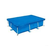 Gdfnmogo Swimming Pool Safety Cover With Metal Frame Support Rectangle Pool Protective Shield Water Resistant Debris Blocker Multiple Size Options(260 * 170cm)