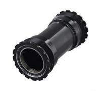 Gdfnmogo T47-30 Threaded Bottom Bracket 86.5mm, For Mountain Bike, Sealed Bearing BB Shell With Internal External Threads, Aluminium Alloy Cycling Parts Black