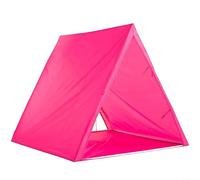 Gdfnmogo Teepee Tent, Kids Teepee Play Tent Foldable Drawing Polyester Cloth With PVC Support Poles Canvas Art Space Easy Assembly 115X115x115cm(Pink)
