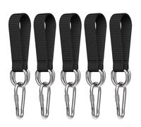 Gdfnmogo Tree Swing Straps for Outdoor Use, Heavy Duty Hanging Belt with Carabiner, 5-Pack Nylon Camping Suspension Straps Compatible with Sw(50cm*25mm)