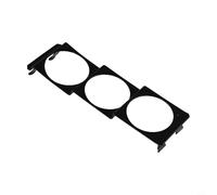 Gdfnmogo Triple 52mm Gauge Holder Pod Panel for Automotive Instrumentation - Fits 2" Gauges, Single DIN Stereo Slot, Dashboard Mount Compatible with Car Interior Trim