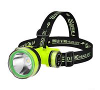 Gdfnmogo Underwater Headlight for Night Fishing, 350M Diving Headlamp with IPX8 Waterproof and 2 Modes, Compact Lightweight Design for S(Q901)