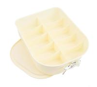 Gdfnmogo Underwear Storage Box for Socks and Underwear, Drawer-Style Closet Organizer with Compartmentalized Design, 24 x 31 x 11 cm, White(C)