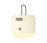 Gdfnmogo USB-Powered Portable Camping Light Featuring 1200mAh For Battery Four Brightness Settings And Built-in Mist Spray For Multi-Day Trips(Khaki)