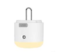 Gdfnmogo USB-Powered Portable Camping Light Featuring 1200mAh For Battery Four Brightness Settings And Built-in Mist Spray For Multi-Day Trips(White)