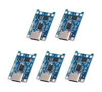 Gdfnmogo USB-Type-C Lithium Battery Charging Board Module, 5V 1A Linear Charge, TP405 Compatible, Red/Green Indicator, 5-Pack For Home Improvement Projects