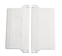 Gdfnmogo Vertical Venetian Blind Bottom Weight Slats Replacement Parts White Plastic Bottom Plates 10 Pack for 89mm 127mm Wide Blinds Home Window Hardware(89MM)