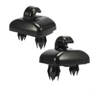 Gdfnmogo Visor Retainer Clip Set for S3 S5 for tt Gdfnmogo Visor | Plastic, Beige Black Grey, 8E0857562A, Interior Trim, Set