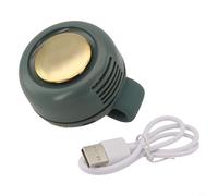 Gdfnmogo Waist Clip Fan for Personal Cooling with 3 Speed Levels, 900mAh Battery and 360° Adjustable Air Outlet, Portable Mini Fan for Out(GREEN)