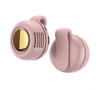 Gdfnmogo Waist Clip Fan for Personal Cooling with 3 Speed Levels, 900mAh Battery and 360° Adjustable Air Outlet, Portable Mini Fan for Out(PINK)