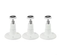 Gdfnmogo Wall Mount for Ring Indoor Cam & Up Cam, 360° Adjustable Bracket, Aluminum ABS Plastic Camera Mount for Indoor Outdoor Security, 3 Pack White