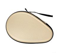 Gdfnmogo Waterproof For EVA Table Tennis Racket Case with Hard Shell Protection, Shockproof Gourd-Shaped Paddle Cover Fits 2 Ping Pong Bats and Balls, Sporting(yellow 1)