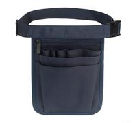 Gdfnmogo Waterproof Tool Waist Bag Organiser with Adjustable Removable Belt, Multi-Compartment Oxford Cloth Storage Pouch for Tools, Pens, Markers,(Blue)
