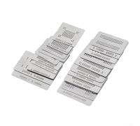 Gdfnmogo Welding & Soldering Repair Kit with Stainless Steel BGA Reballing Stencils and Stable Holder Station, Direct Heat Compatible for 0.45mm Solder Balls,(20PCS)