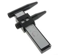 Gdfnmogo Wheel Pattern Gauge Tool for Measuring PCD on 4-Lug, 5-Lug, 6-Lug and 8-Lug Wheels - Inch and Metric Ruler with Stud Measurement Capability, Black