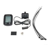 Gdfnmogo Wireless For Bike Computer with LCD Display, Speedometer & Odometer for Road/Mountain Bikes, ABS Housing, Backlit Screen, Rainproof Design,(BLACK)