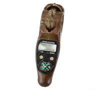 Gdfnmogo Wood Grain Electronic Hand Counter with LCD Display - Portable Digital Bead Counter for Meditation, Prayer & Mindfulness Practice, 99,999 C(WALNUTS)