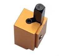 Gdfnmogo Woodworking Right Angle Corner Chisel for Squaring Hinge and Door Lock Recesses, Spring Loaded Mortising Tool for 90 Degree Inside Corners, Cabinet(Gold)