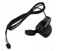 Gdfnmogo Wuxing 108x Thumb Throttle for Electric Bike and Scooter, 3-Pin JST-SM Connector, Fits 22.2mm Handlebar, Compatible with 24V-72V Ebike Systems (Black)