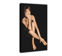 GDFSH Singer Whitney Houston Canvas Poster Frame-style 24x36inch(60x90cm)