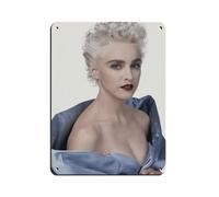 GDFSH The Queen of Pop Madonna Ciccone Tin Sign Vintage Metal Pub Club Cafe Bar Home Wall Art Decoration Poster Retro 12x16inch(30x40cm)