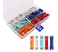 GDFYMI 200pcs 5A-25A Automotive Torpedo Fuses European, Car Fuses Assortment Kit
