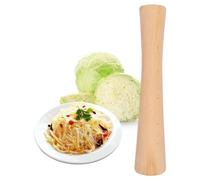 GDFYMI Sauerkraut Pounder for Mason Jars 1Pcs Solid Wood Vegetable Fermentation for Kitchen Mallet or Pounder Meat Tenderizing Wooden Muddler