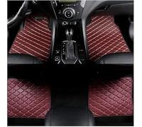 GDGFBYEH Custom Leather Car Floor Mats for Hyundai Tucson Hybrid 2021 2022 2023 2024, Full Coverage, Breathable, Waterproof, Durable, Car Matts, Right-hand Drive Car,E/Coffee