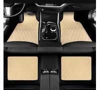 GDGFBYEH Custom Leather Car Floor Mats for Mercedes Benz EQS SUV 2022-2024, Breathable, Waterproof, Durable, Car Matts, Right-hand Drive Car,A/Beige