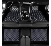 GDGFBYEH Custom Leather Car Floor Mats for Toyota CHR 2018-2023, Breathable, Waterproof, Durable, Car Matts, Right-hand Drive Car,F/Black-Blue