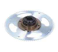 GDHKDDFL Chainrings for derailleur bikes, Crank Chain Ring，25H 80 Teeth Metal Crankset With Freewheel Connector Set Electric Bicycles