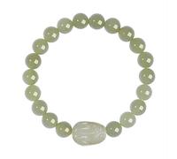 GDHKDDFL Crystal bracelets, 10mm, Natural Jade Bracelet Bracelets,HotanJade Round Bead(8mm)