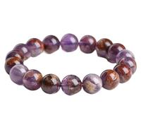 GDHKDDFL Crystal bracelets, Healing Amethyst Stone Beaded Bracelet for Men Women,Handmade Crystal Jewelry, 8~8.8mm(10~10.8mm)