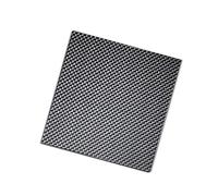 GDHKDDFL Full carbon fibre sheets, 500x500mm Full 3K Sheet Board Panel, Carbon Fiber Sheets Plain Weave Carbons Fibers 100% 1pcs(4.0mm Twill Matte)