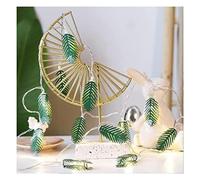 GDHKDDFL Garden string lights, Artificial Ivy Garland Lights|LED Battery Powered Hanging Plants String Lamp|Green Fake Vines Light(6.5FT(10LED))