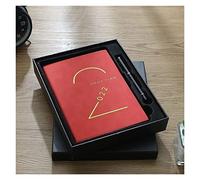 GDHKDDFL Luxury foil-stamped diary, 365 Days Efficiency Manual 404 Page Stationery Simple Hand Book Literary Exquisite Notepad Diary(J)