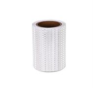 GDHKDDFL Reflective Tape Adhesive Hazard Warning TapeHigh Intensity Reflector Tape Marking Tape for Trailers Trucks Cars(Wit)
