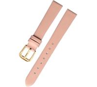 GDHKDDFL Unisex watch straps, Leather Watch Bracelet 6mm - 18mm Small Size Replacement Wristband Women's Accessories(Red Silver,18mm)
