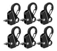 GDHSWJ 6 Pack Boat Fender Clips, Boat Fender Quick Release Clip Stainless Steel Boat Bumper Clips for Boat Docking Adjustable Quick Release Pontoon Fender Clips